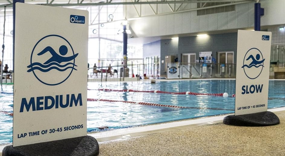 Indoor swimming pool at Aqualink Box Hill